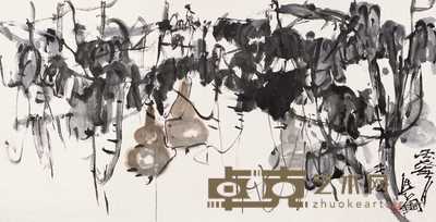 熊红钢 2006年作 葫芦图 镜心 70×137cm